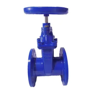 BS5163 DIN3352 F4/F5 PN10/16/25 Gang GGG50 Non Rising Stem Đàn Hồi Ngồi 6 Inch Van Cổng