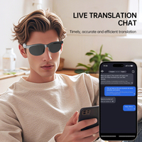Lunettes de soleil intelligentes xg88 pro IPX5 étanches avec traducteur IA, écouteurs sans fil Bluetooth pour le sport en extérieur, lunettes connectées IA
