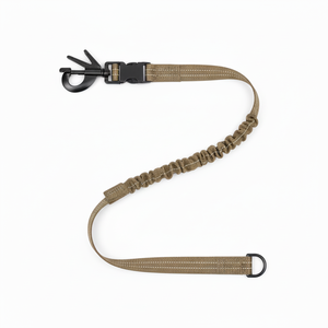 ICEFANG Correa táctica para perros, K9 Training Walking Bungee Lead con 2 asas de control, cierre de metal de liberación rápida de alta resistencia, manos libres - Product Image 1