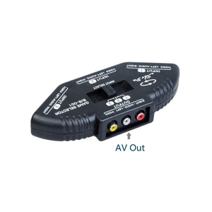 3 cách âm thanh video trò chơi AV RCA chuyển đổi Selector Hộp Splitter Switcher - Product Image 5