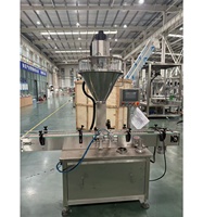 Machine de remplissage linéaire électrique automatique haute précision à économie d'énergie, directe usine, pour poudres, bocaux, bouteilles, canettes, assaisonnements et colorants