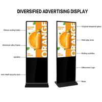 Pantalla LCD de 55 Pulgadas para Publicidad en Interiores, Kiosco con Programa de Marketing de Afiliados, Instalación en Suelo, Señalización Digital