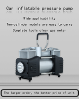 High Quality Heavy Duty Double Cylinder Tyre Inflator Portable Mini Electric Air Pump Dc 12v Car Air Compressor Tire Inflators