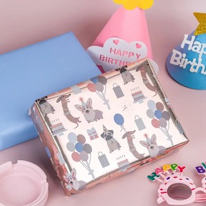 Custom Eco-Friendly Metallized Gift <b>Wrapping</b> <b>Paper</b> Roll Single Sided Coated Recyclable Cartoon Animals Party Elements for Craft - Product Image 4