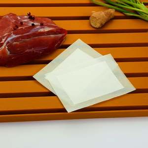 แผ่นดูดซับน้ำ 130 มม. x 90 มม. ป้องกันความชื้น สำหรับผักและผลไม้ ใช้สำหรับบรรจุภัณฑ์อาหาร ขนาด 130x90 มม. ใช้เวลา 1~3 วัน ดูดซับน้ำได้ 40 มล./ชิ้น - Product Image 3