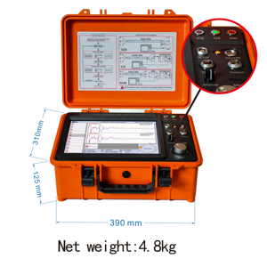 Localizador <span class=keywords><strong>de</strong></span> Fallas <span class=keywords><strong>de</strong></span> Cable TDR Portátil HUAPU, Probador <span class=keywords><strong>de</strong></span> Cables Subterráneos Inteligente Multipulso, 220V IP65 - Product Image 2