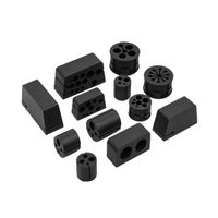 Manchon d'étanchéité multi-trous en silicone personnalisé pour faisceau de câbles, en NBR/EPDM, avec protection des bords, étanche, pour connecteurs électriques, certifié ROHS