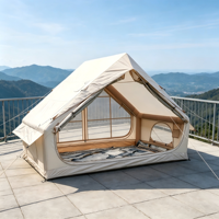 Nouvelle Arrivée 2026 Tente de Camping Gonflable 2 Portes 6.3m Oxford 300D Ultra-Légère Extérieure Imperméable Familiale Quatre Saisons à Ouverture Rapide