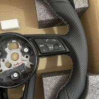 Volant sport en cuir avec éclairage LED pour modèles Audi A1/A3/A4/A4L/A5/A6L/A8/B7/8V/S3/S4/S5/RS3/RS4/RS5