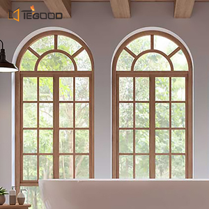 Ventanas Fijas de Aluminio Comerciales de Fábrica China, Diseño Moderno Resistente a Huracanes, Rejilla Vertical, Apertura Vertical, Aleación de Aluminio Resistente al Viento - Product Image 1