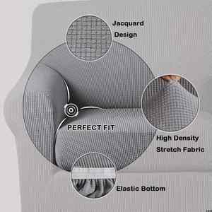 Funda de Sofá Elástica Premium Antideslizante, Diseño Moderno, 94% Poliéster, 6% Elastano, Color Personalizable, Protege el Mueble - Product Image 4