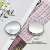 360 °   Caja de Perfume Sólido Colorida con Tapa Magnética Giratoria, Forma Irregular, Mini Caja Metálica Portátil con Logotipo Personalizado