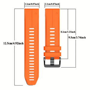 Bracelet de montre intelligente en silicone à libération rapide 22 mm 26 mm, compatible avec les accessoires de bracelet de montre <span class=keywords><strong>Garmin</strong></span> <span class=keywords><strong>Fenix</strong></span> 8 E 7 7X <span class=keywords><strong>6</strong></span> 6X Pro - Product Image 3
