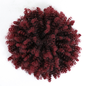 <span class=keywords><strong>Kanekalon</strong></span> fibra sintética <span class=keywords><strong>pelo</strong></span> hinchable profundo Afro rizo de primavera Peluca de cola de caballo de <span class=keywords><strong>pelo</strong></span> - Product Image 4