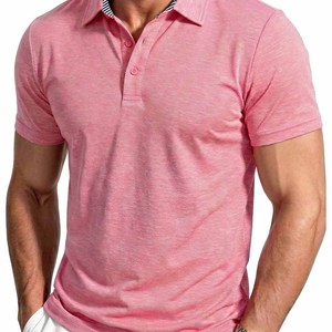 Chemises de golf pour hommes de haute qualité, manches courtes, col classique, imprimées sur mesure, ZML - Product Image 4