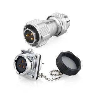 IP67 Waterproof Bayonet <strong>Type</strong> <strong>Metal</strong> Aviation Male Female Plug YZ20 Cnlinko Cable Electric <strong>Connector</strong> 2Pin 3Pin 4Pin for Industrial - Product Image 1