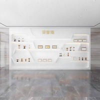 Vitrine d'exposition pour récompenses d'entreprise, présentoir pour hall d'exposition, stand de diffusion en direct, vitrine à cosmétiques Bc64 Baked