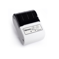 Rongta RPP02N Imprimante de reçus mobile 58mm Imprimante thermique portable à dents bleues