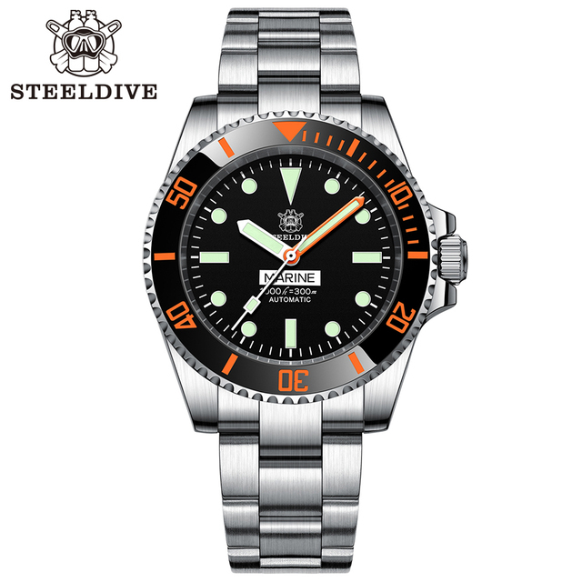 STEELDIVE SD1954C Mens Dive Watches sport Men Automatic Mechanical Watch 200m Waterproof Wristwatch NH35