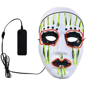 Bajo MOQ de miedo Horror luz brillante <span class=keywords><strong>fiesta</strong></span> de Halloween para EL de <span class=keywords><strong>la</strong></span> máscara - Product Image 5