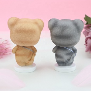 2024 Offre Spéciale bon prix figurines pour tableau de bord de voiture résine chat bobblehead accessoires décoration - Product Image 3