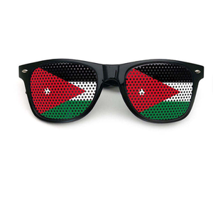 Paraguas con Bandera de Jordania Personalizado al por Mayor, Logotipo de la Bandera Nacional, de Poliéster, para Aficionados al Fútbol 2026 - Product Image 1