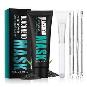 Toptan özel etiket siyah nokta remover yüz maskesi doğal organik siyah peel off yüz maskesi ücretsiz cilt bakımı araçları - Product Image 1