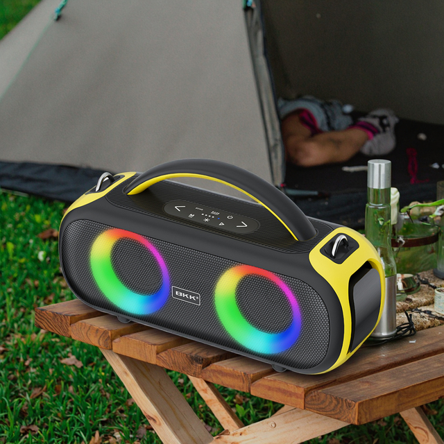 Portable IPX5 Waterproof Boombox Party Speakers with FM Radio /WiFi 60W 2.1 Channel System (B52)