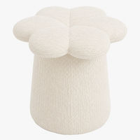 Bangku Ottoman Lembut Bentuk Jamur Chenille yang Dapat Disesuaikan, Pouf Kain, Sandaran Kaki, Cocok untuk Sofa, Ruang Tamu, Kamar Tidur, Sekolah, Rumah Modern