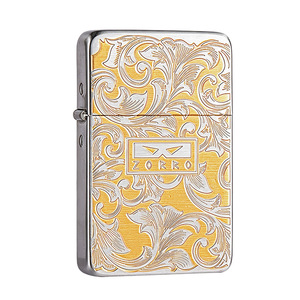 ZORRO/Zorro <span class=keywords><strong>Z820</strong></span> Silber Gold Messing Kerosin-Feuerzeug Windfest Business Hochwertiges Geschenk TikTok Kuaishou Bestseller - Product Image 1