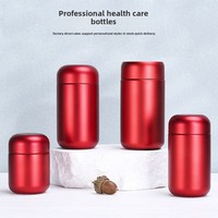 200 ml PET Ambre Plastique Capsule Premium Vitamine Bouteille Médecine-Grade En Plastique Bouchon À Vis Conteneur De Santé