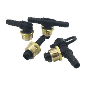 <b>Quick</b> Coupler Tee Brass 12mm Air Brake Line <b>Connector</b> For Light Truck Pneumatic Parts - Product Image 4