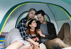 Carpa de Camping Oxford Automática KaraQoton HT-2265, Venta al por Mayor de Fábrica, Doble Capa, para 3-4 Personas, Portátil, <span class=keywords><strong>Impermeable</strong></span> y <span class=keywords><strong>Plegable</strong></span> - Product Image 6