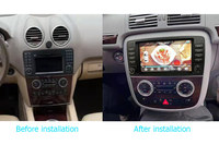 Autoradio Android 11 2 Din pour Mercedes Benz Classe M Ml W164 X164 Ml350 Ml300 Gl500 Ml320 Ml280 Gl350 Gl450 Stéréo Multimédia