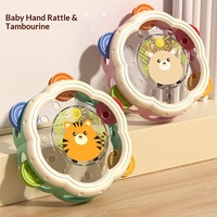 Children's Educational Plastic Hand Drum & Tambourine for Babies 6 Months to 1 Year Old