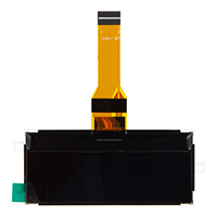 Pantalla LCD Gráfica STN de 2.7" 256x64 con Controlador ST75256, COG, Temperatura de Funcionamiento de -10C a +60C, Pantalla Negativa Blanca y Negra, Teléfono Industrial