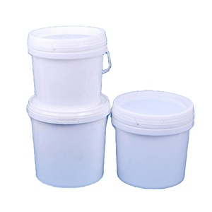 Seau en plastique vide en HDPE/PP de 1L, 2L, 3L, 4L, 5L, épaissi, avec poignée et couvercle - Product Image 3