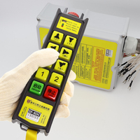 Control Remoto Industrial de Radio de 8 Botones y Doble Velocidad, Tri-Proof, IP67, con Parada de Emergencia, CE, para Grúa Puente y Polipasto