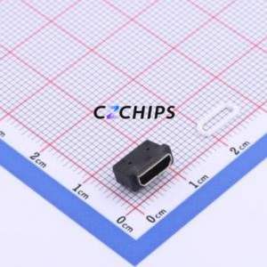 HYCW129-USBD05-100B USB Connector SMD Connector Micro-B Female Horizontal Mount 5P - Product Image 1