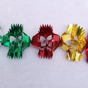 Großhandel 30cm <span class=keywords><strong>PET</strong></span> Weihnachts dekoration Hochzeit und Party hängende Folie Blumen dekoration - Product Image 2