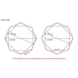 Diameter 80mm Height 19mm Glass <b>Paperweight</b> for Office Use - Product Image 3