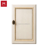 Porte de placard de cuisine en bois massif à persiennes Happy Houses, style américain, ventilée, de remplacement