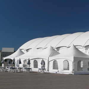 Chapiteau d'église de luxe commercial <span class=keywords><strong>Orangerie</strong></span> en verre Atrium extérieur Lieu Tente d'événement de mariage - Product Image 2