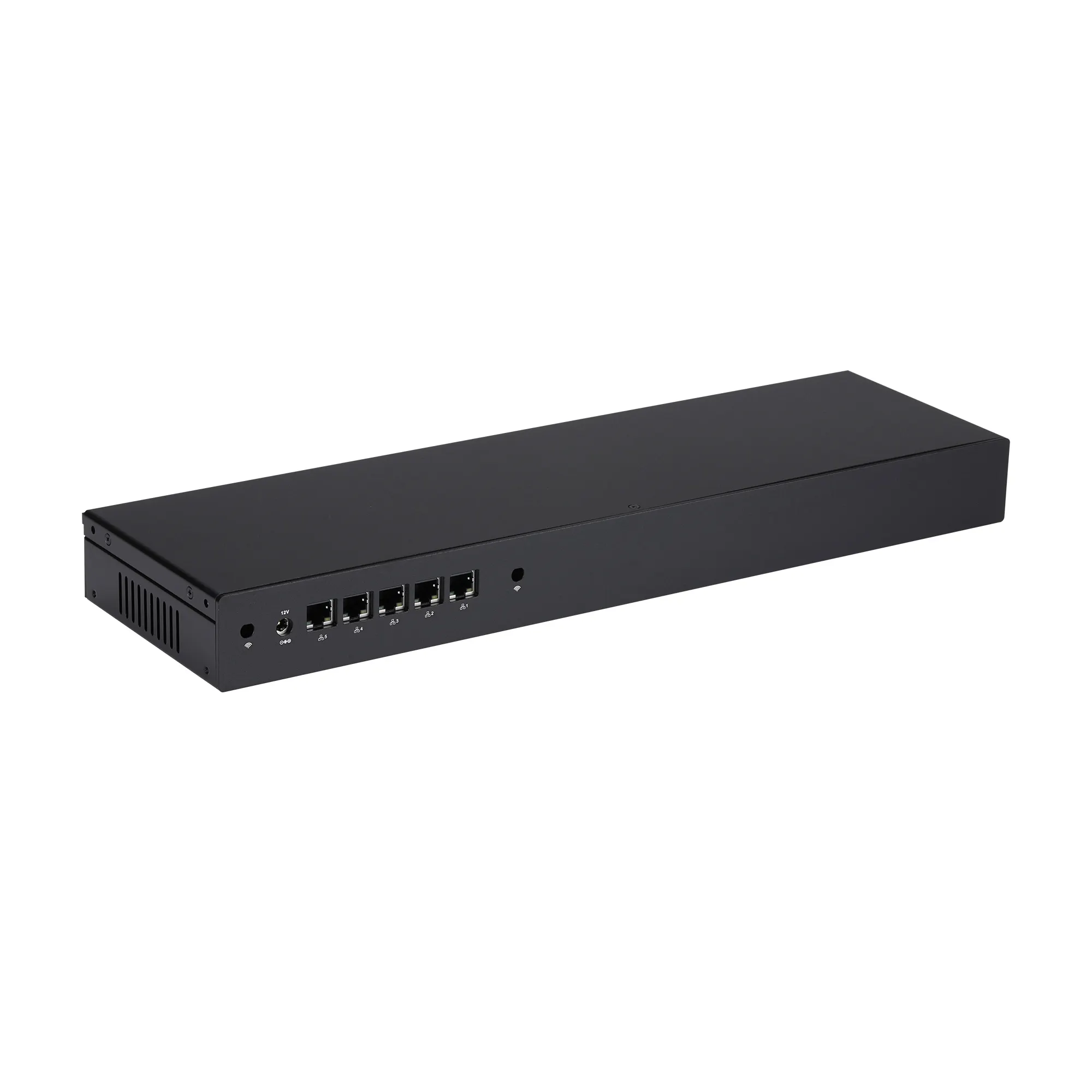 Qotom Factory Großhandel 1U Rack mount J4125 5 LAN InteI I226 NICs Firewall Appliance Soft Router pfSense OPN sense Netzwerks erver