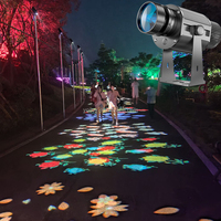 Projecteur LED YoiJoys 25W pour logo, étanche IP67, lumière créative rotative pour DJ, bar, maison, décoration de rue