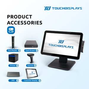 Bán Chạy Hệ Thống <span class=keywords><strong>Pos</strong></span> Cảm Ứng Windows 15.6 Inch Thiết Bị Đầu Cuối Tất Cả Trong Một Màn Hình Cảm Ứng Điện Dung PC - Product Image 5