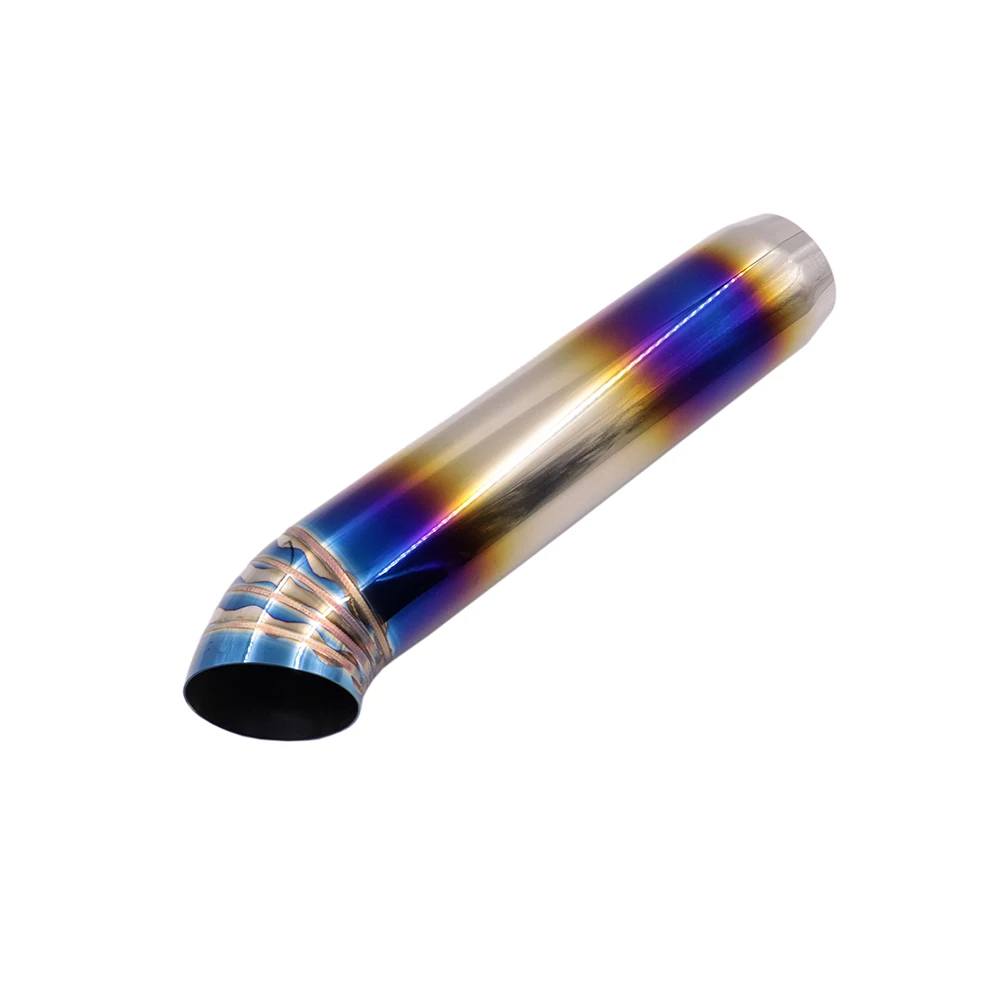 CO-TUNED Titanium Blue Pipe - Polished Burnt Black Gold