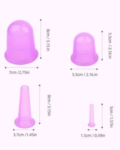 Kit de ventouses professionnel en silicone pour massage thérapeutique, soulagement des douleurs musculaires et cellulite, par aspiration physique - Product Image 6