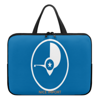 Sac pour ordinateur portable Yap Flag, étui fin et étanche pour ordinateur portable avec fermeture éclair de qualité supérieure, sac portable pour tablette