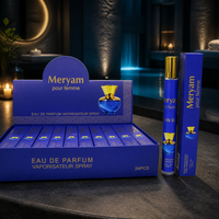 Coffret Cadeau Vaporisateur de Parfum Bleu Saphir pour Tous, Tube en Verre, Idéal pour Soirées en Club, Hôtels, Tenue Toute la Journée